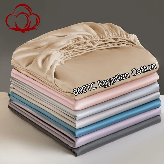 100% Egyptian Cotton Fitted Sheet 800 Thread Count