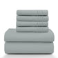 Lux Décor 6Pc Solid Sheet Set – Brushed Microfiber
