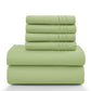 Lux Décor 6Pc Solid Sheet Set – Brushed Microfiber