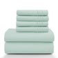 Lux Décor 6Pc Solid Sheet Set – Brushed Microfiber