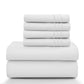 Lux Décor 6Pc Solid Sheet Set – Brushed Microfiber