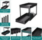 2 Tier Bathroom Cabinet Organizer with Sliding Basket