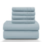 Lux Décor 6Pc Solid Sheet Set – Brushed Microfiber