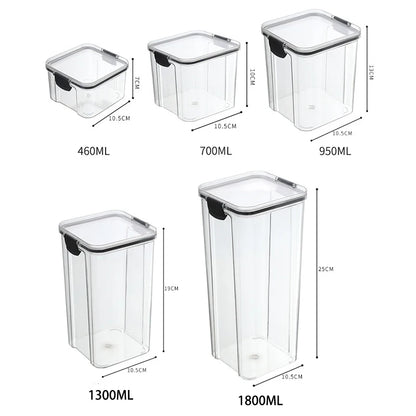 Sealed Jars Kitchen Grain Storage Organizer