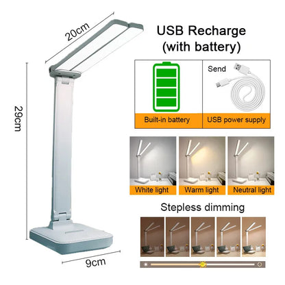 LED Desk Lamp 3 Levels Dimmable Touch