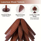 Natural Foldable Black Walnut Wooden Trivet Set