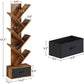 7 Tier Tree Bookshelf  Drawer Storage Rack