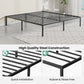 16IN Tall Basic Bed Frame Sturdy Steel