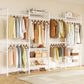 Wall Mounted Industrial Pipe Clothes Rack