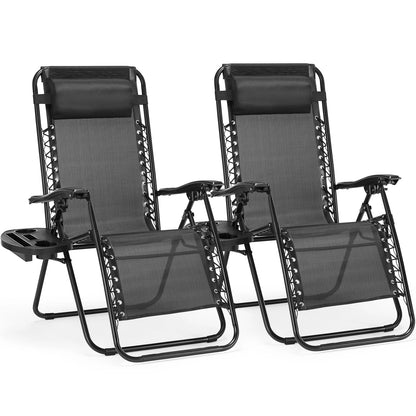 Zero Gravity Set of 2 Portable Recliners