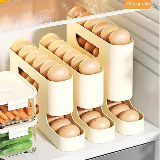 Slide Egg Storage Box Ladder Style