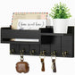 Wall Mounted Decorative Key Rack And Mail Organizer