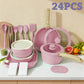 Nonstick Cookware Set with Detachable Handles