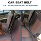 Two-in-one Pet Car Seat Belt with Nylon Lead