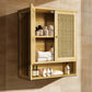 Wooden Storage Cupboard Wall Mounted Medicine Cabinet