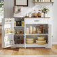 Kitchen Coffee Bar Cabinet with Storage