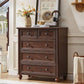 35.5" Tall Small Dressers for Bedroom with Roman Column