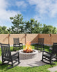 All-Weather HDPE Patio Rocking Chairs