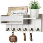 Wall Mounted Decorative Key Rack And Mail Organizer