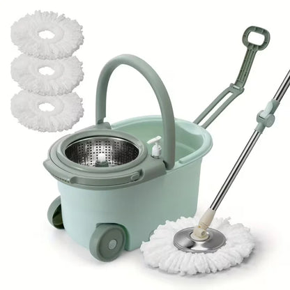 Spin Mop and Bucket with Wringer Set
