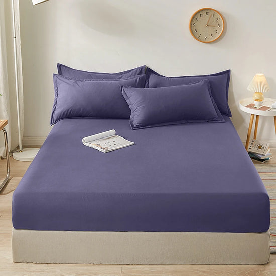 100% Cotton Fitted Bed Sheet With Elastic Band