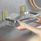 Rustproof Aluminum Bathroom Shelf – No-Drill