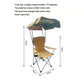 Ultra-light Folding Sunshade Chair