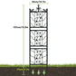 Decorative Outdoor Tall Metal Fence Lattice
