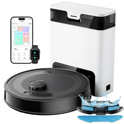 Robot Vacuum Cleaner with Automatic Emptying