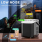 Portable Countertop Ice Maker, Self-Cleaning & Quiet