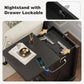 Bedside Table with Charging Station and Human Body Senor