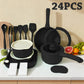Nonstick Cookware Set with Detachable Handles