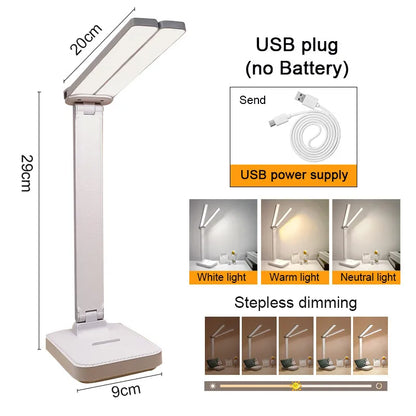 LED Desk Lamp 3 Levels Dimmable Touch