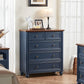 35.5" Tall Small Dressers for Bedroom with Roman Column