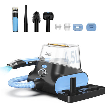 Ultra-Low Noise Pet Grooming Kits with 4.5L Large Capacity Dust Box