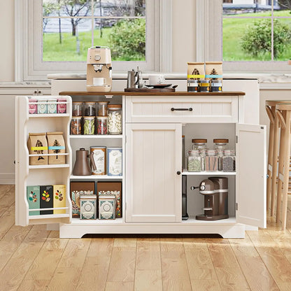 Kitchen Coffee Bar Cabinet with Storage