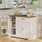 Kitchen Coffee Bar Cabinet with Storage