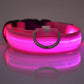 Nylon LED Night Safety Luminous Fluorescent Pet Dog Collar