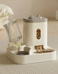 Automatic Feeder Bowl With Water Fountain