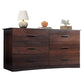 Wide Chest of Drawers with 6 Drawers