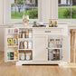 Kitchen Coffee Bar Cabinet with Storage
