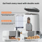 Automatic Feeder and Water Fountain with Spill Proof Design