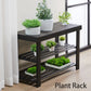 JHK 3-Tier Bamboo Entryway Bench