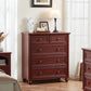 35.5" Tall Small Dressers for Bedroom with Roman Column