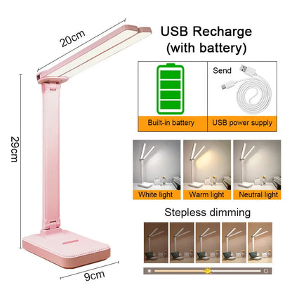 LED Desk Lamp 3 Levels Dimmable Touch