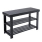 JHK 3-Tier Bamboo Entryway Bench
