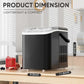 Portable Countertop Ice Maker, Self-Cleaning & Quiet