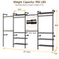 Wall Mounted Industrial Pipe Clothes Rack
