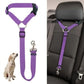 Two-in-one Pet Car Seat Belt with Nylon Lead