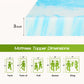 JHK 2-4 Inch Memory Foam Soft Mattress Topper